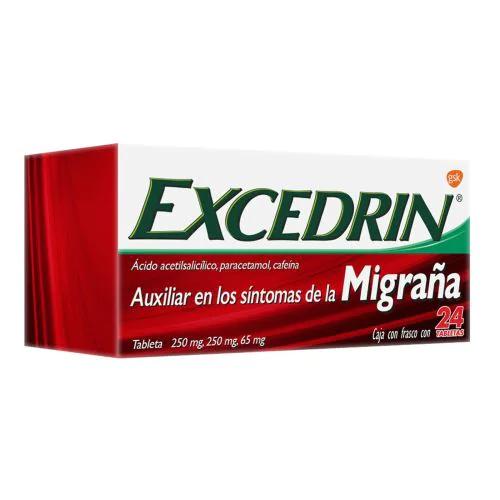 EXCEDRIN 250/250/65MG MIGRANA 24TAB