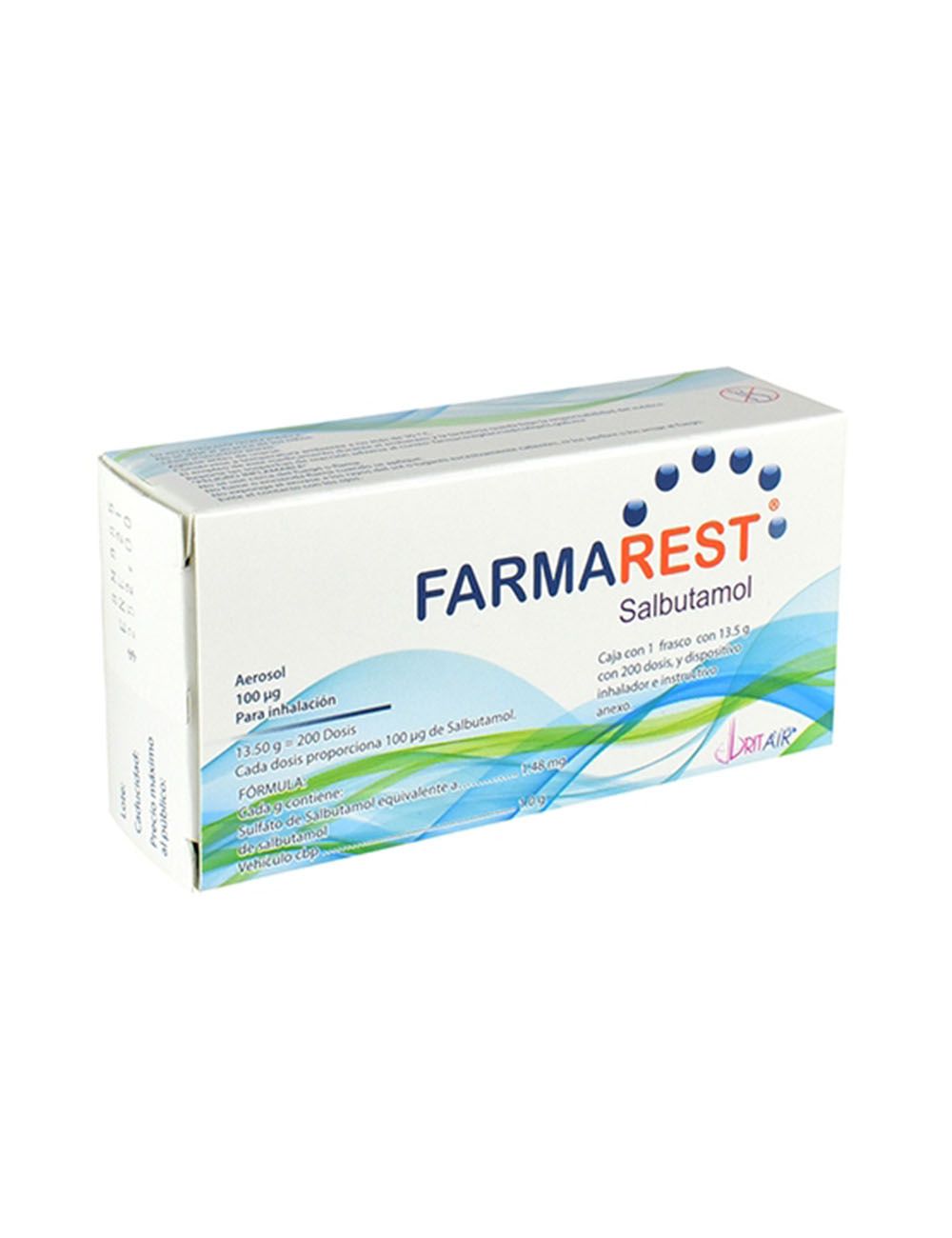 FARMAREST SALBUT 1 SUSP/AER 200DO/125 MG