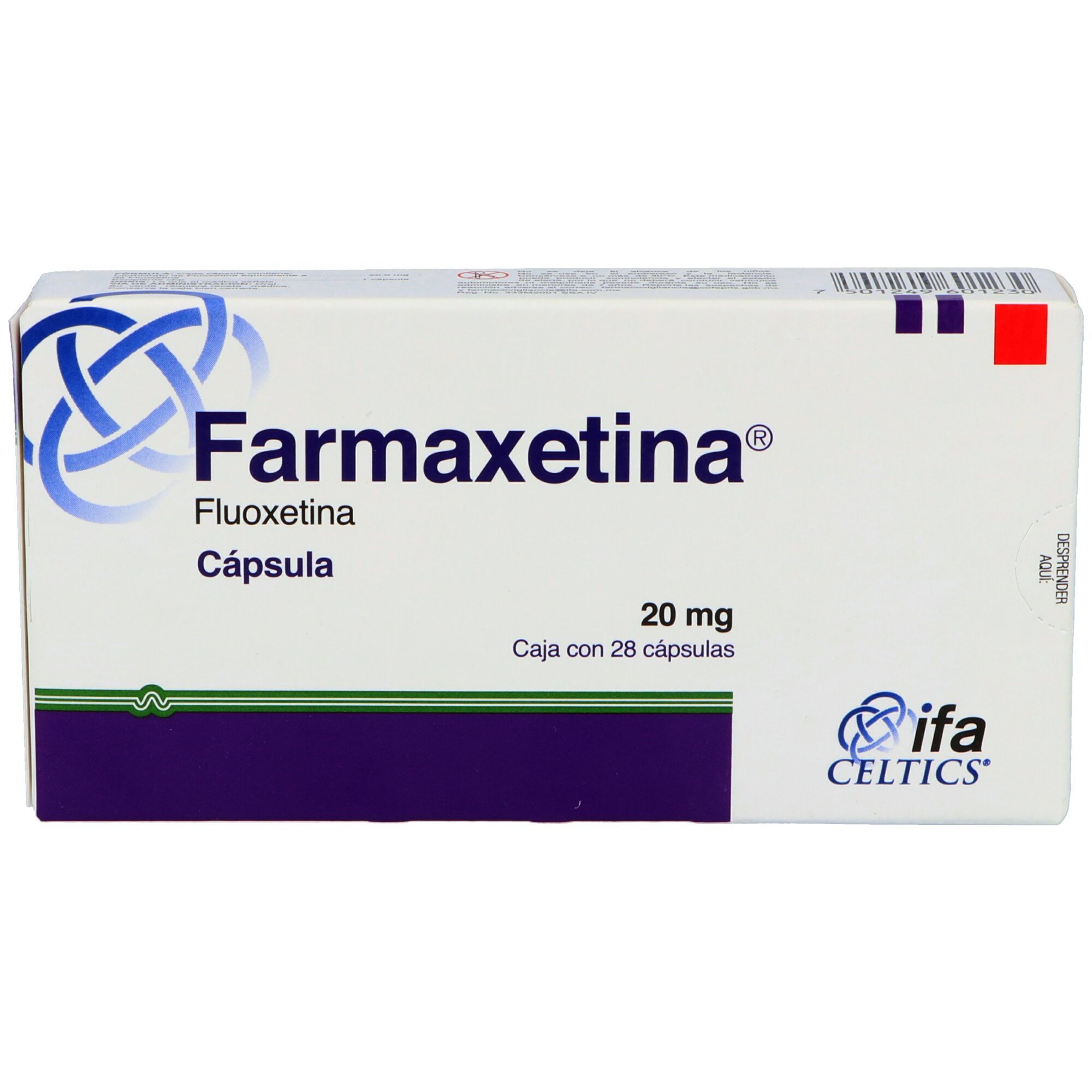 FARMAXETINA 20MG CAP 28
