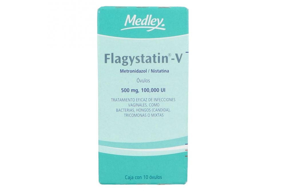 FLAGYSTATIN 500 MG 10 OV