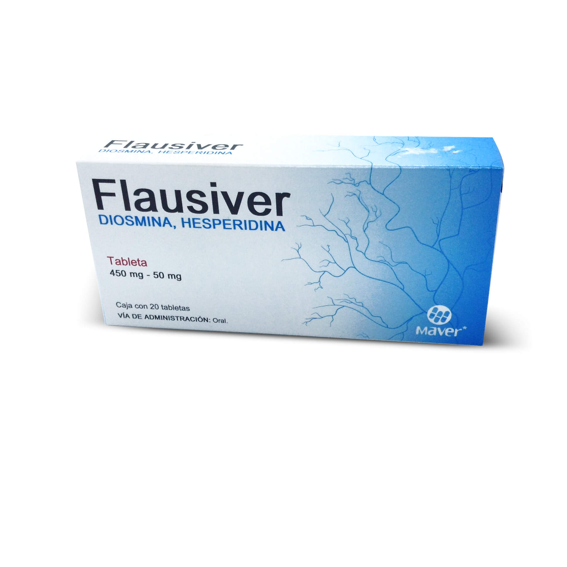 FLAUSIVER 20 TAB 450/50 MG