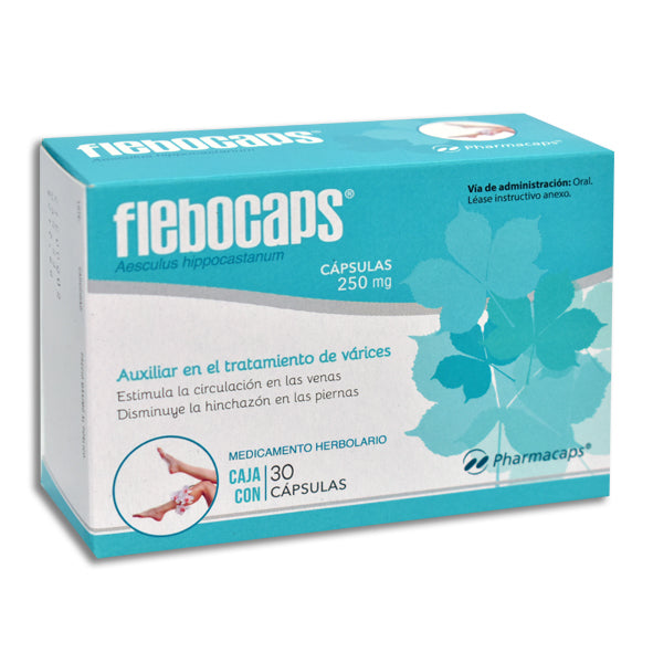 FLEBOCAPS 30 CAPS 250 MG