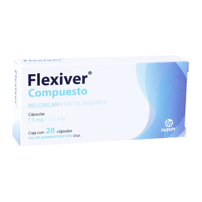 FLEXIVER COMPUESTO 20 CAPS 215/7.5 MG