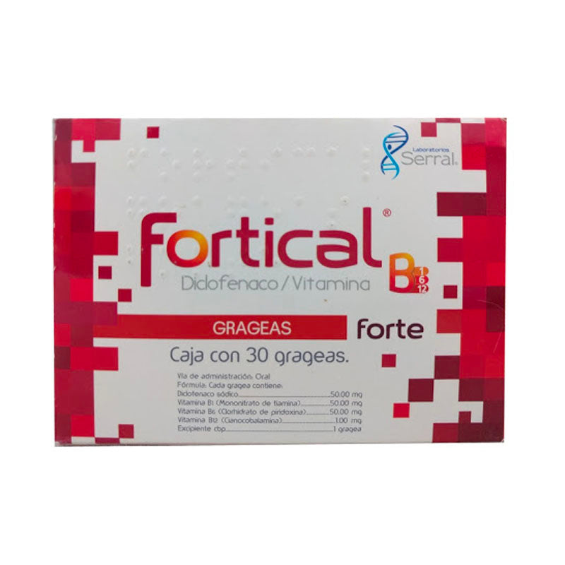 FORTICAL FORTE 30 GRAG 50/50/50/1 MG