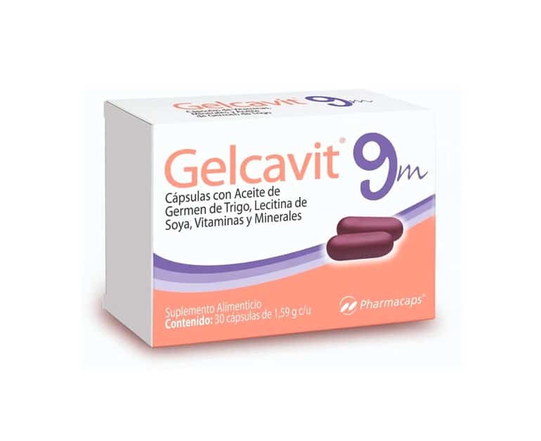 GELCAVIT 9 M 30 CAPS 30/20/3/2/2/1 MG