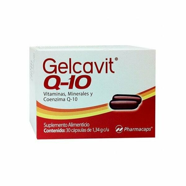 GELCAVIT Q-10 30 CAPS 50/20/10/6/2 MG