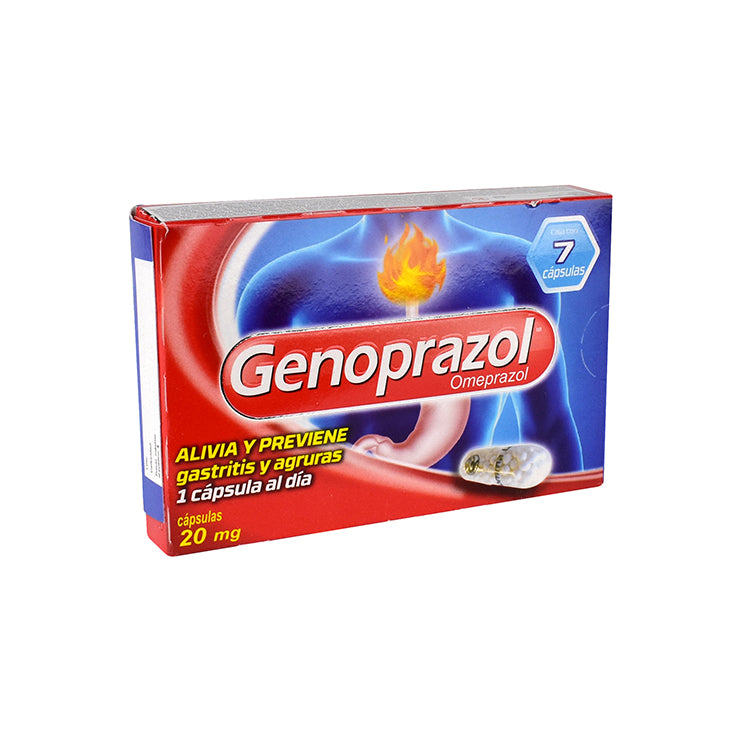 GENOPRAZOL 20MG BLISTER 7 CAPS