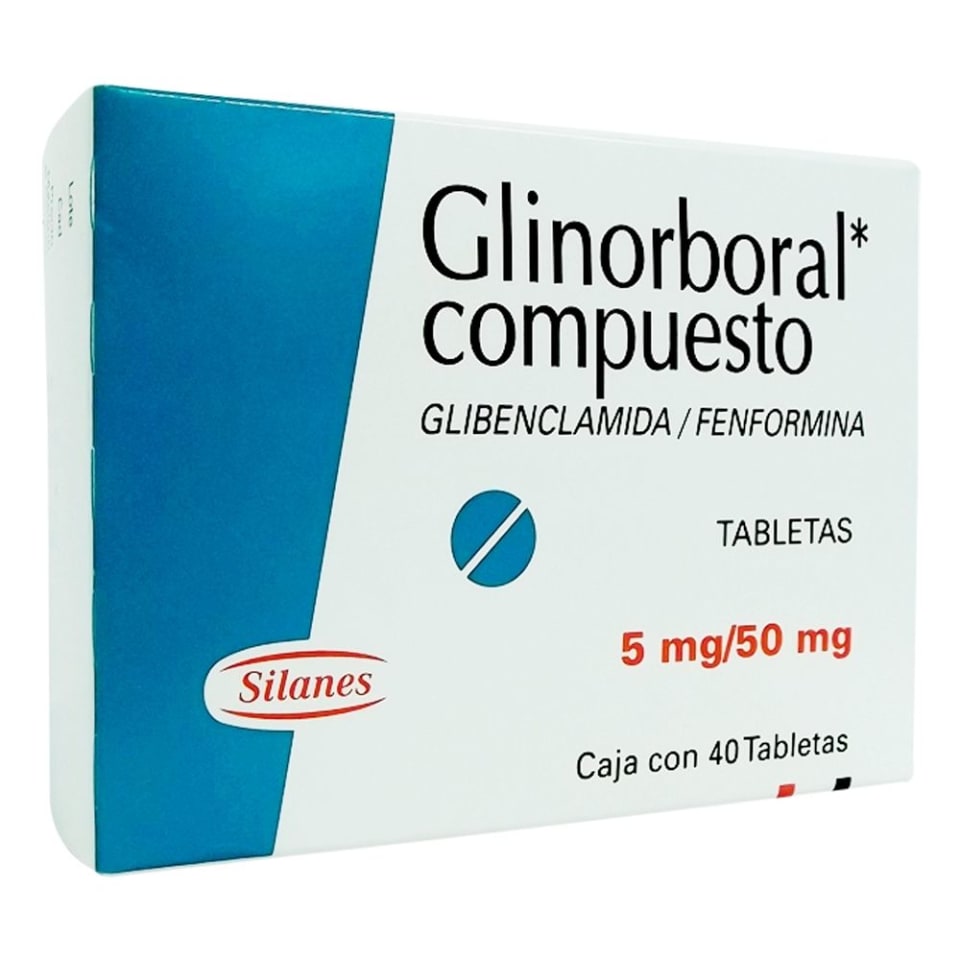 GLINORBORAL COMP 5/50MG 40 TAB