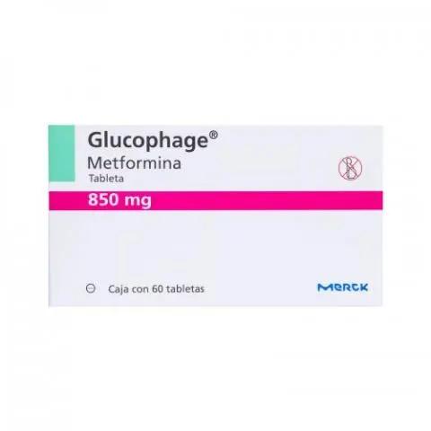 GLUCOPHAGE 850 MG 60 TAB