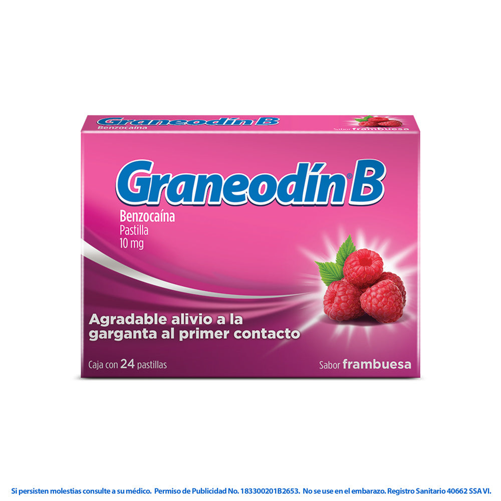 GRANEODIN-B 10MG FRAMB 24 PAST