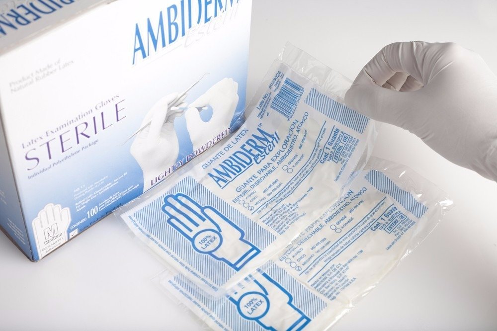 GUANTE AMBIDERM ESTERIL GRA C2