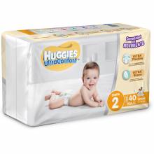HUGGIES ULTRACON T 2 UNI BOL C/40