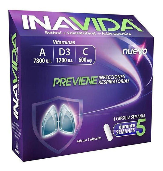 INAVIDA 5 CAP 7800/1200/600MG