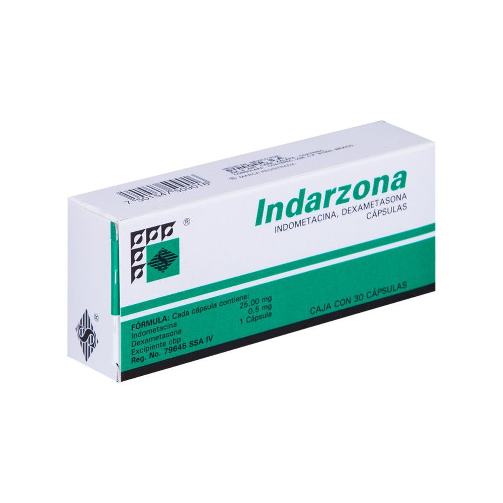 INDARZONA 30 CAPS 25/0.5 MG