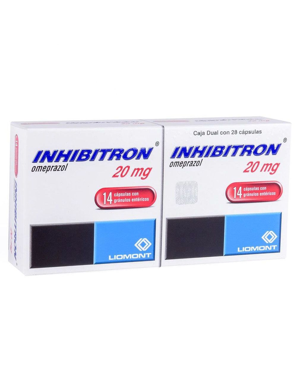 INHIBITRON DUAL 20MG 14 CAPS