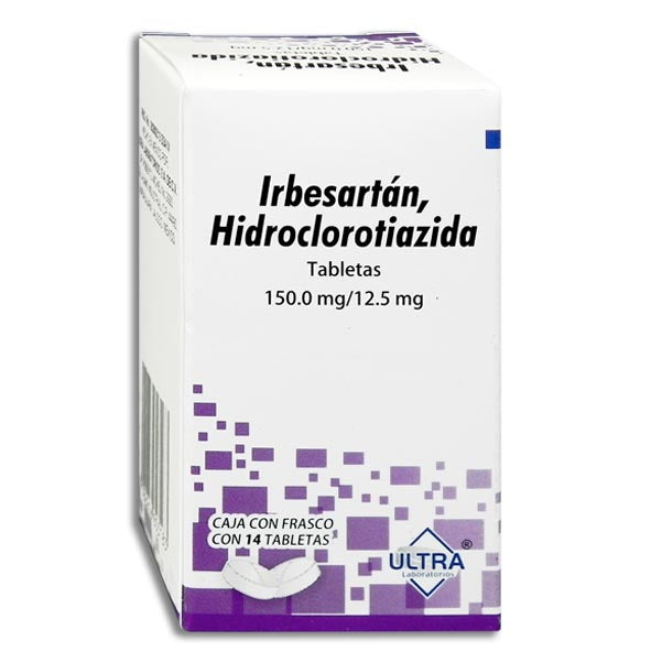 IRBESARTAN, HIDROCLO 14 TAB 150/12.5 MG