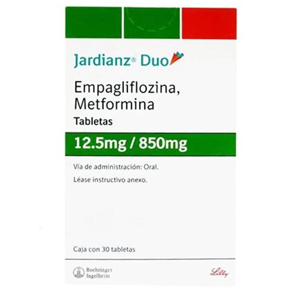 JARDIANZ DUO 12.5/850MG 30 TAB