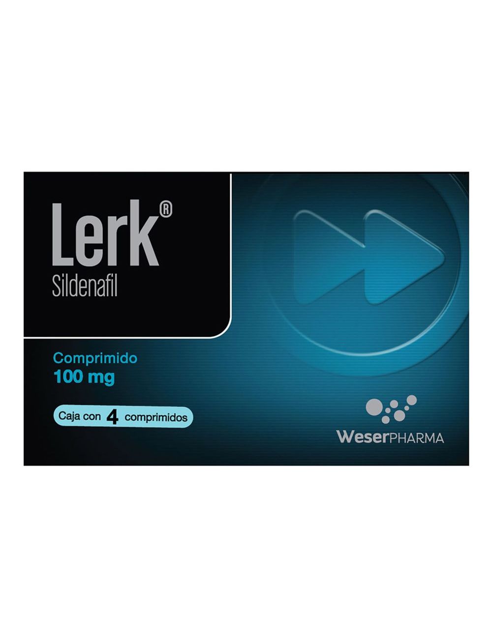 LERK 100 MG 4 CPR
