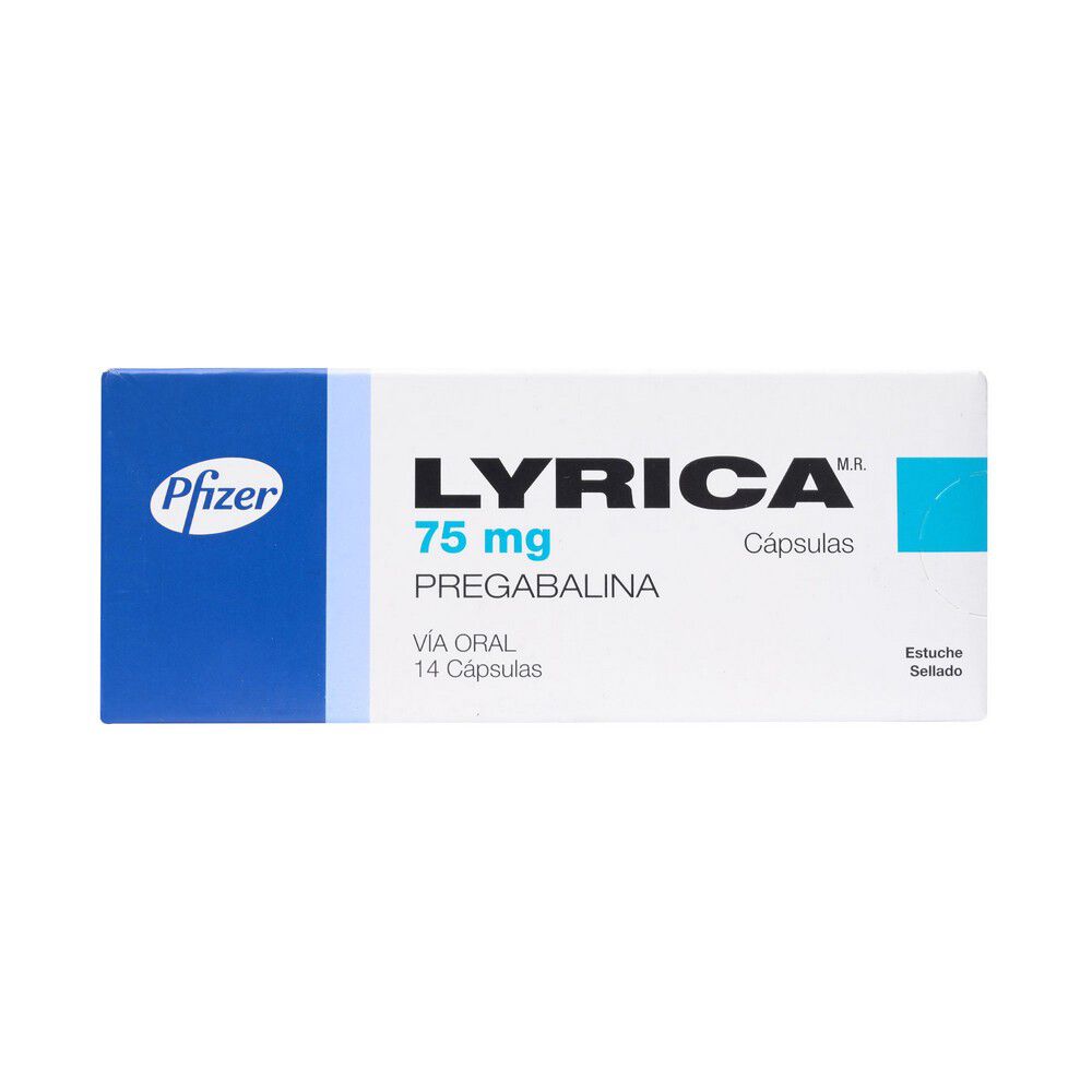 LYRICA 75 MG 14 CAPS