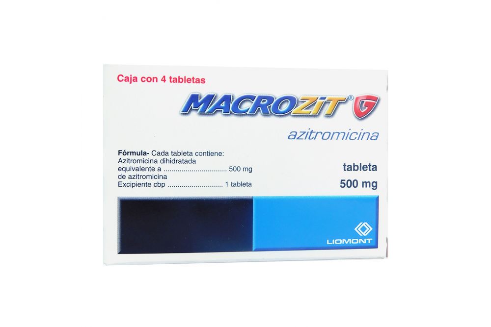 MACROZIT G 500 MG 4 TAB