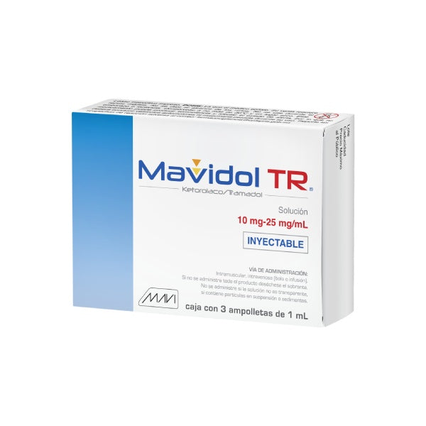 MAVIDOL TR 3 AMP 25/10 MG