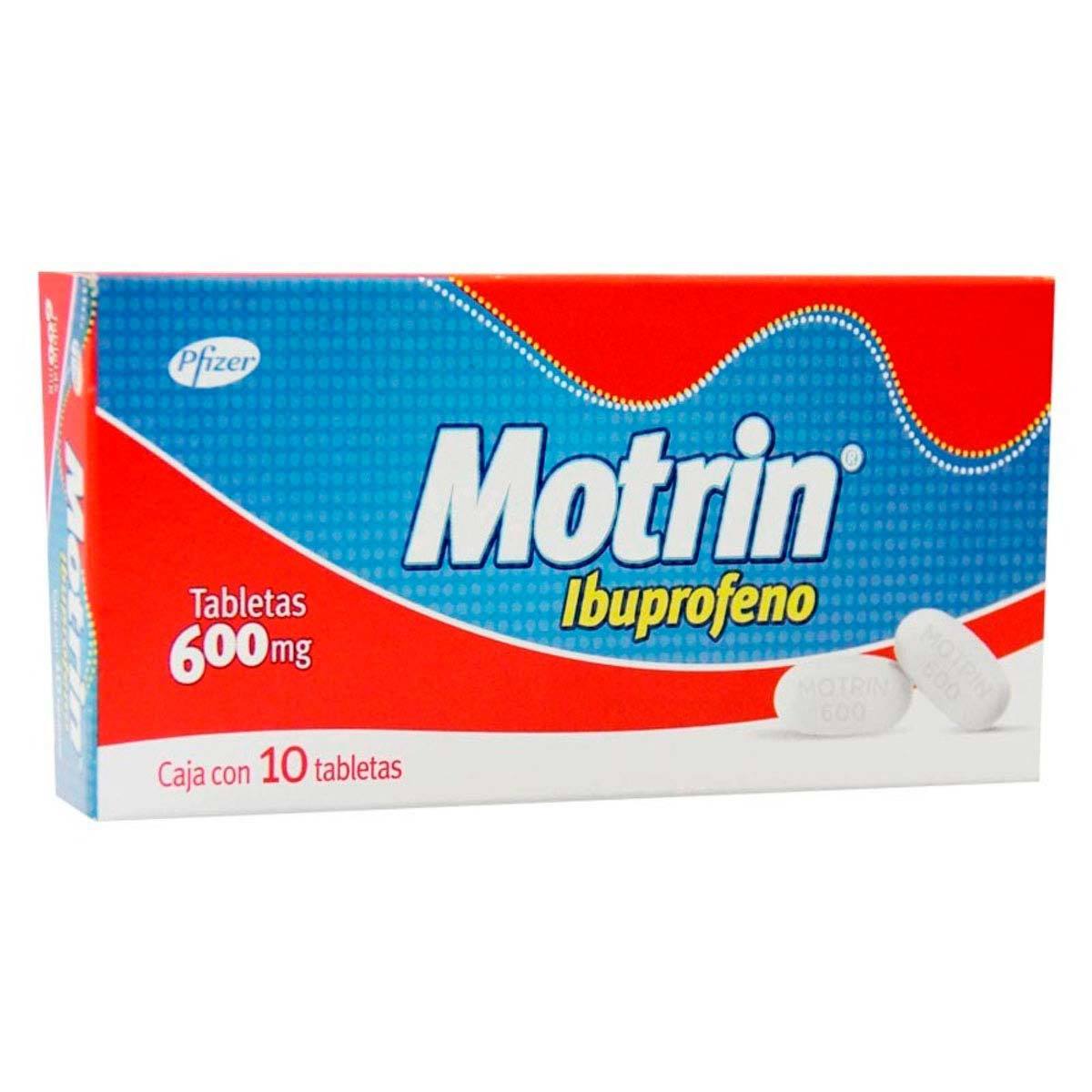 MOTRIN 600 MG 10 TAB
