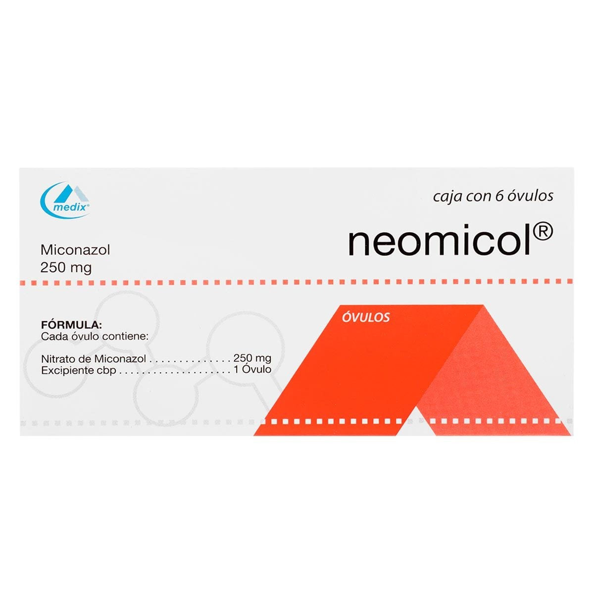 NEOMICOL 250 MG 6 OV