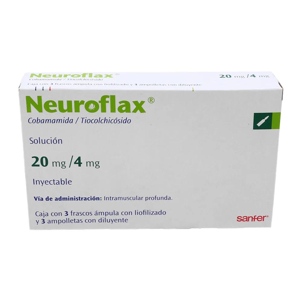 NEUROFLAX 20/4MG 3X4ML FA