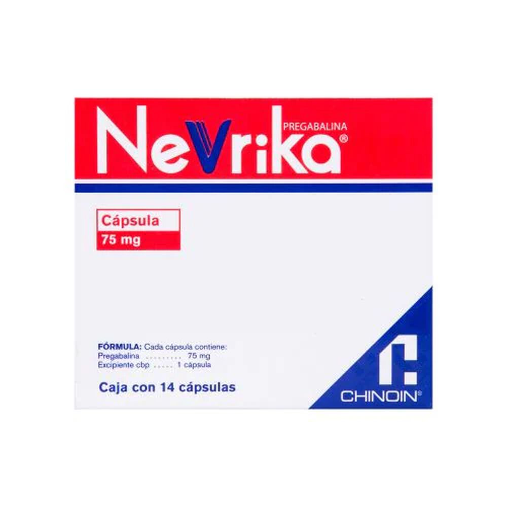 NEVRIKA 75 MG 14 CAPS
