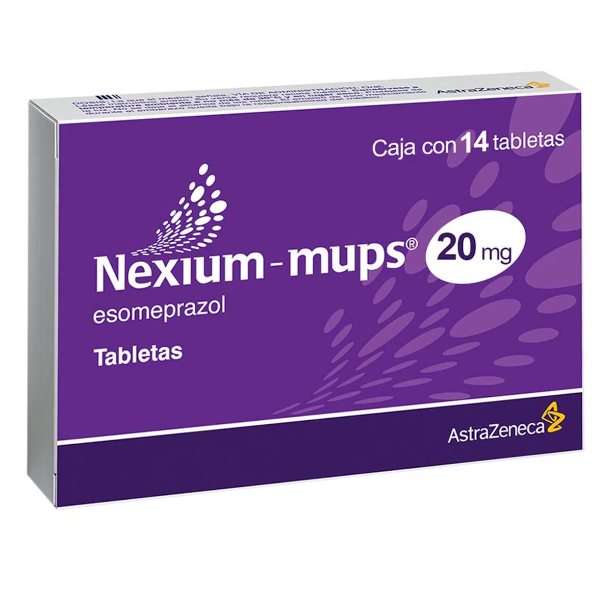 NEXIUM-MUPS 20 MG 14 TAB