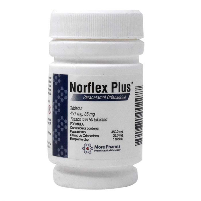 NORFLEX PLUS 35/450MG 50 TAB