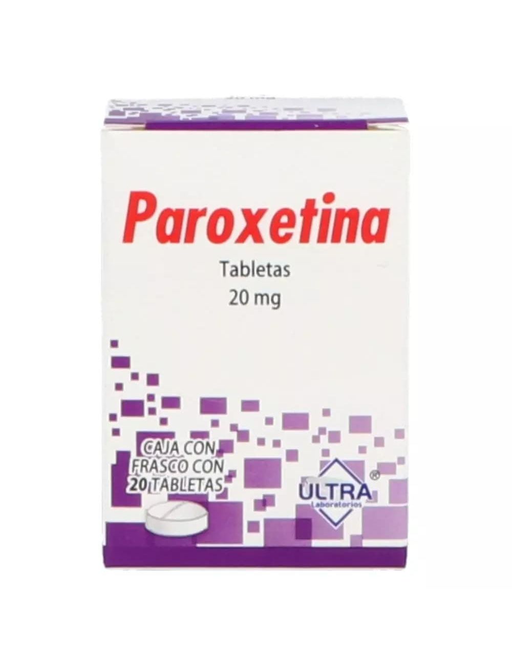 PAROXETINA 20 TAB 20MG ULTRA