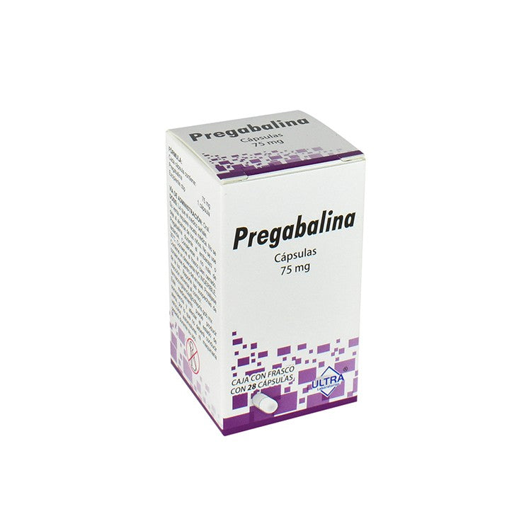 PREGABALINA 28 CAP 75MG ULTRA