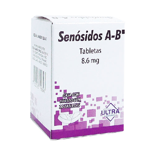 SENOSIDOS A-B 20 TAB 8.6MG ULTRA