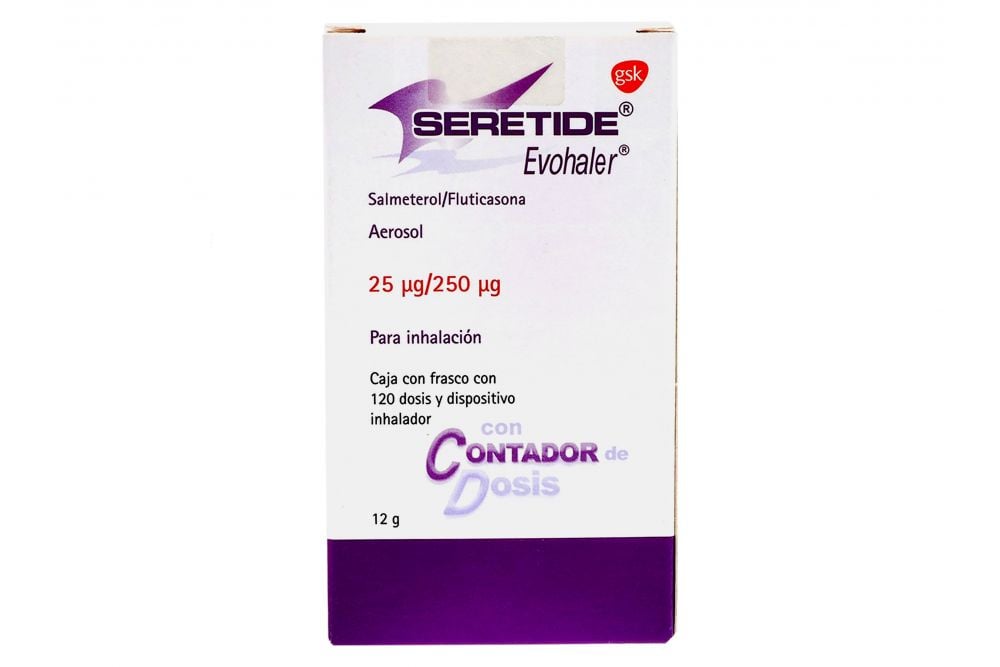 SERETIDE EVOCD 25/250MCG 120DOSIS