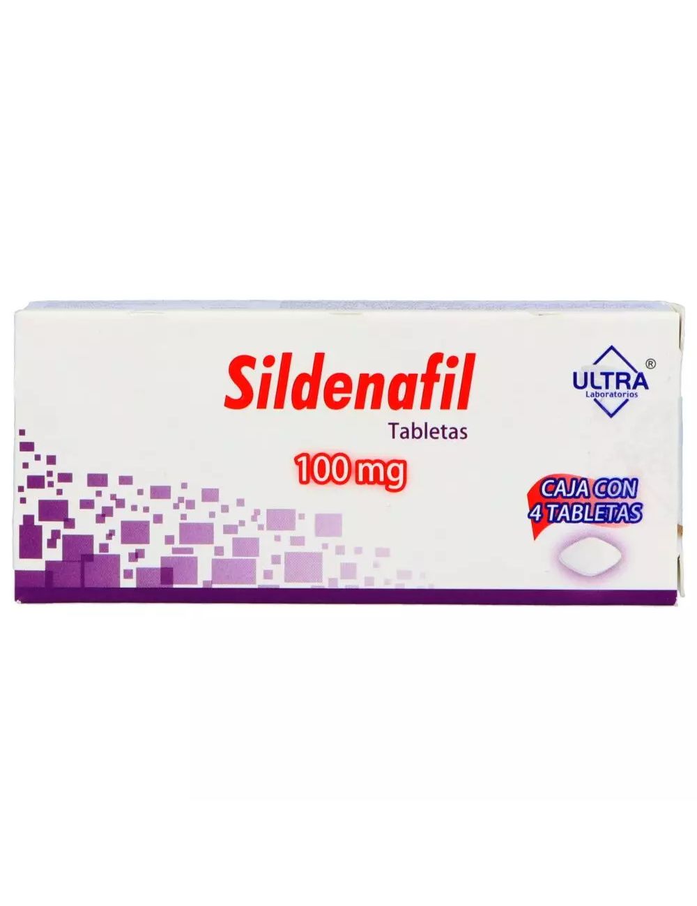 SILDENAFIL 4 TAB 100MG ULTRA
