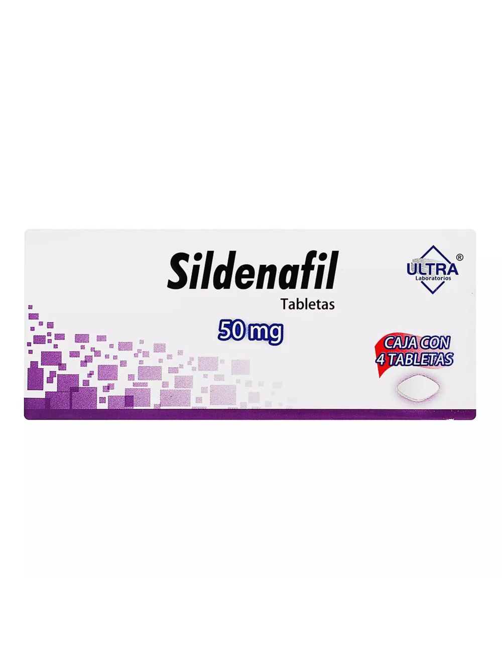 SILDENAFIL 4 TAB 50MG ULTRA