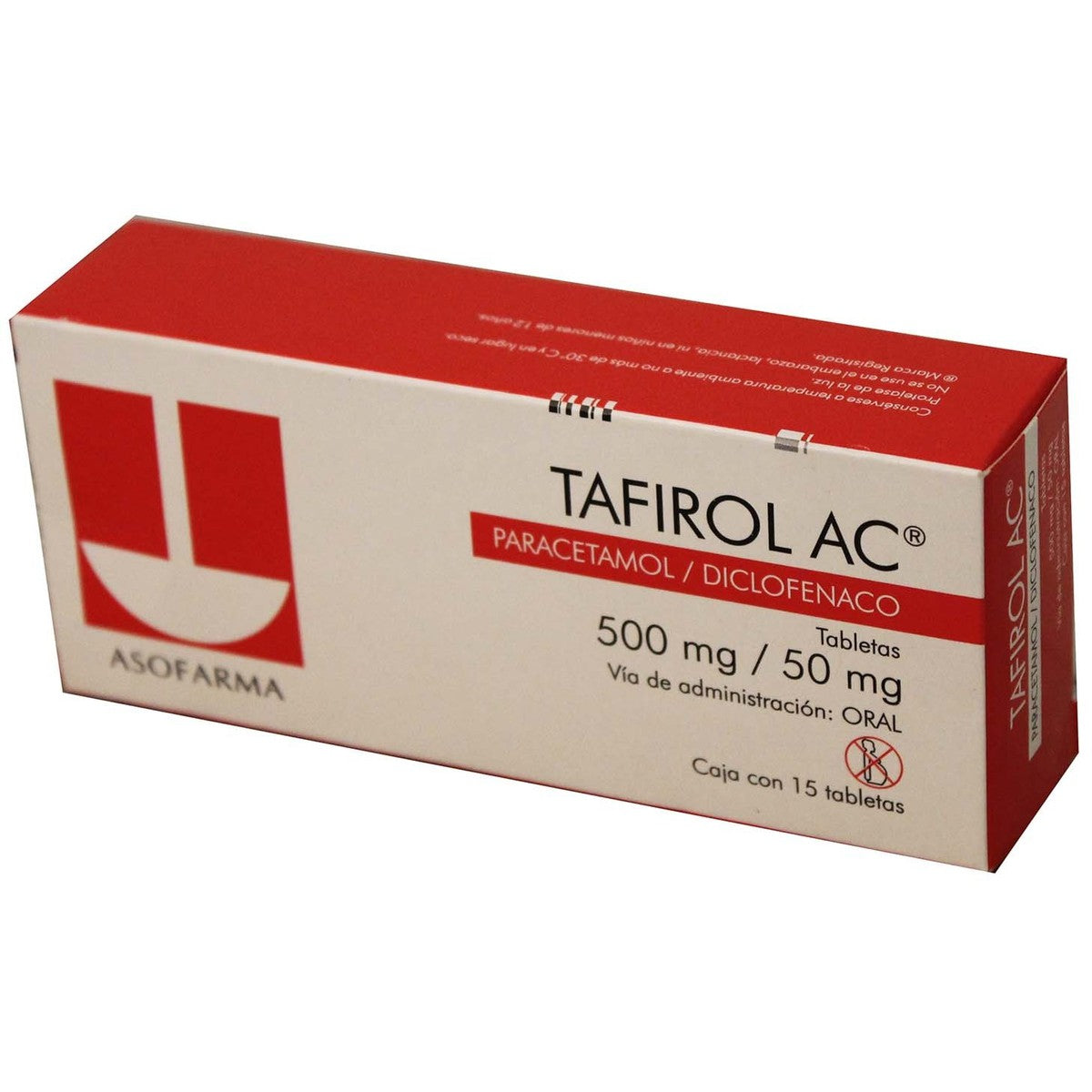 TAFIROL-AC 500/50 MG 15 TAB