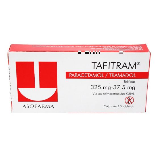 TAFITRAM 325/37.5 MG 10 CPR