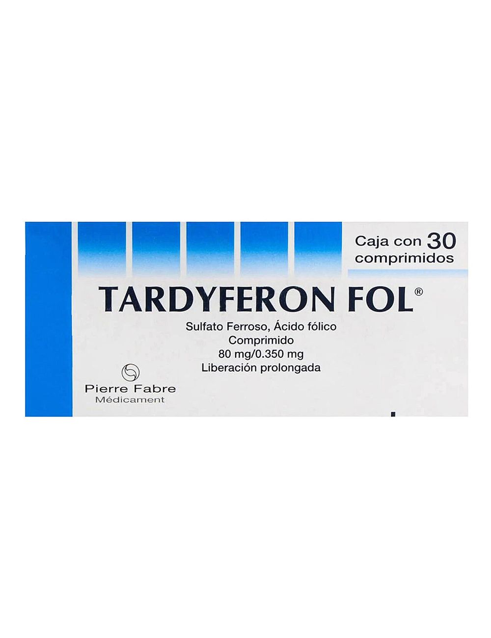 TARDYFERON FOL 256 3/0.35MG 30 GRAG