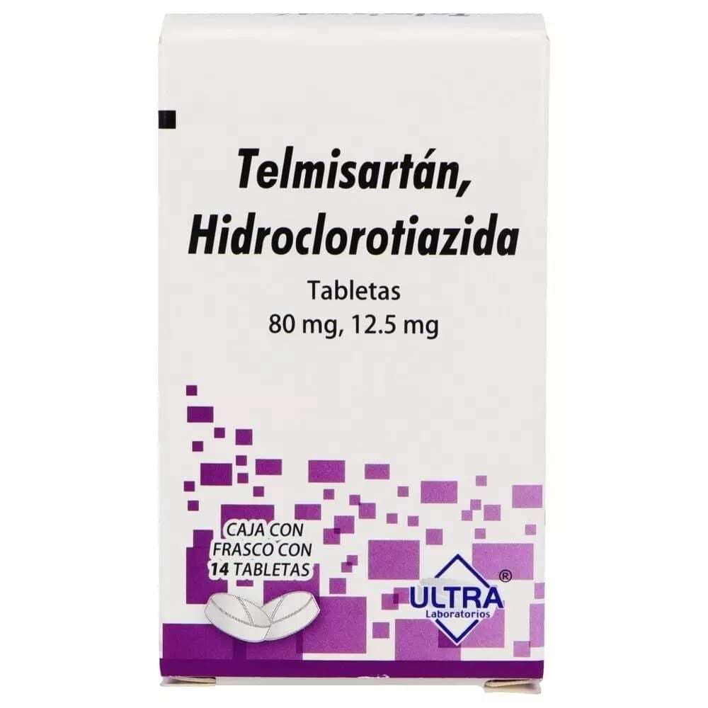 TELMISARTAN, HIDROCLO 14 TAB 80/12.5 MG