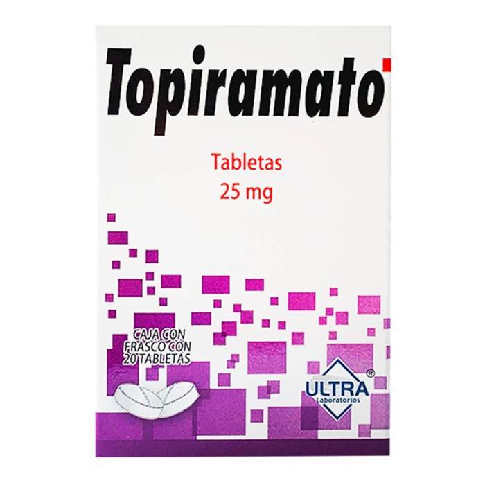 TOPIRAMATO 20 TAB 25 MG