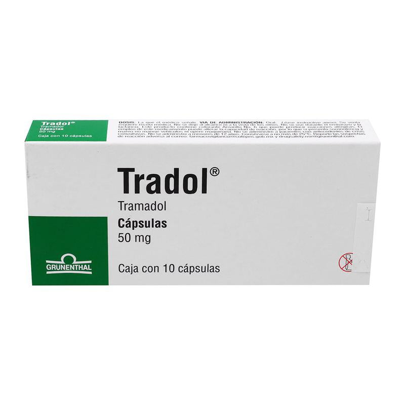 TRADOL 50 MG 10 CAPS 3411420