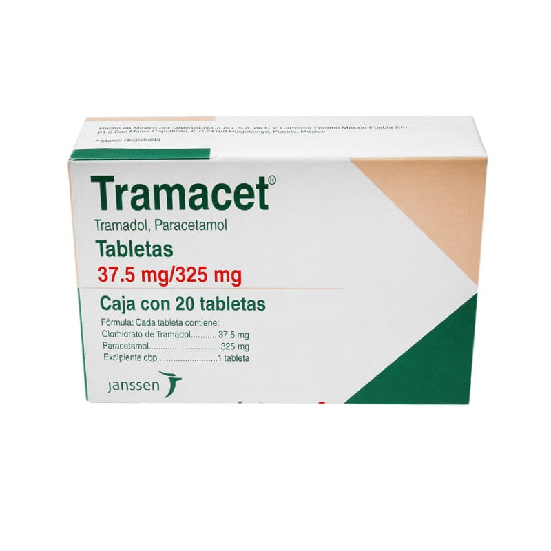 TRAMACET 37.5/325MG 20 TAB
