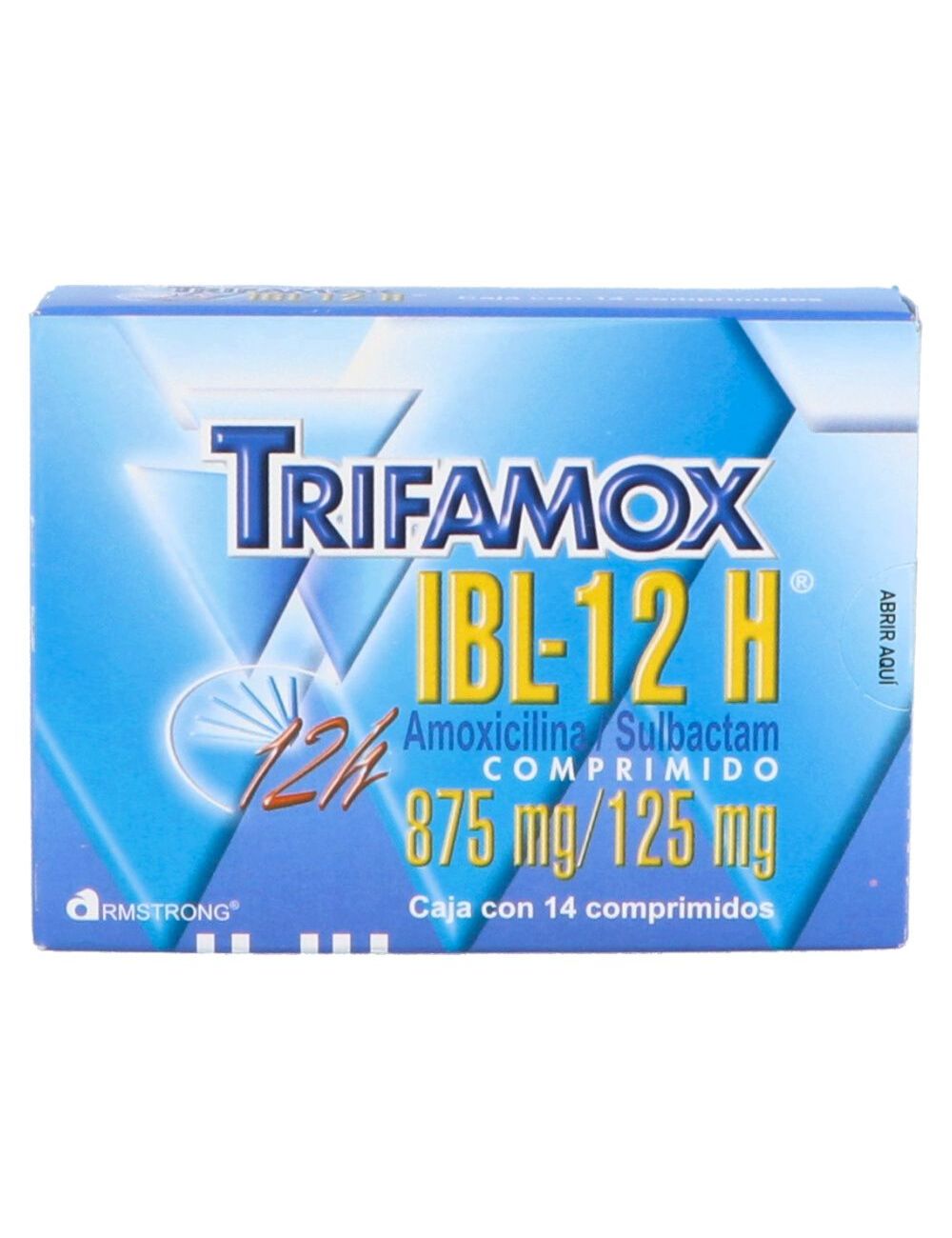 TRIFAMOX-IBL 12H 875 /125MG 14 CPR