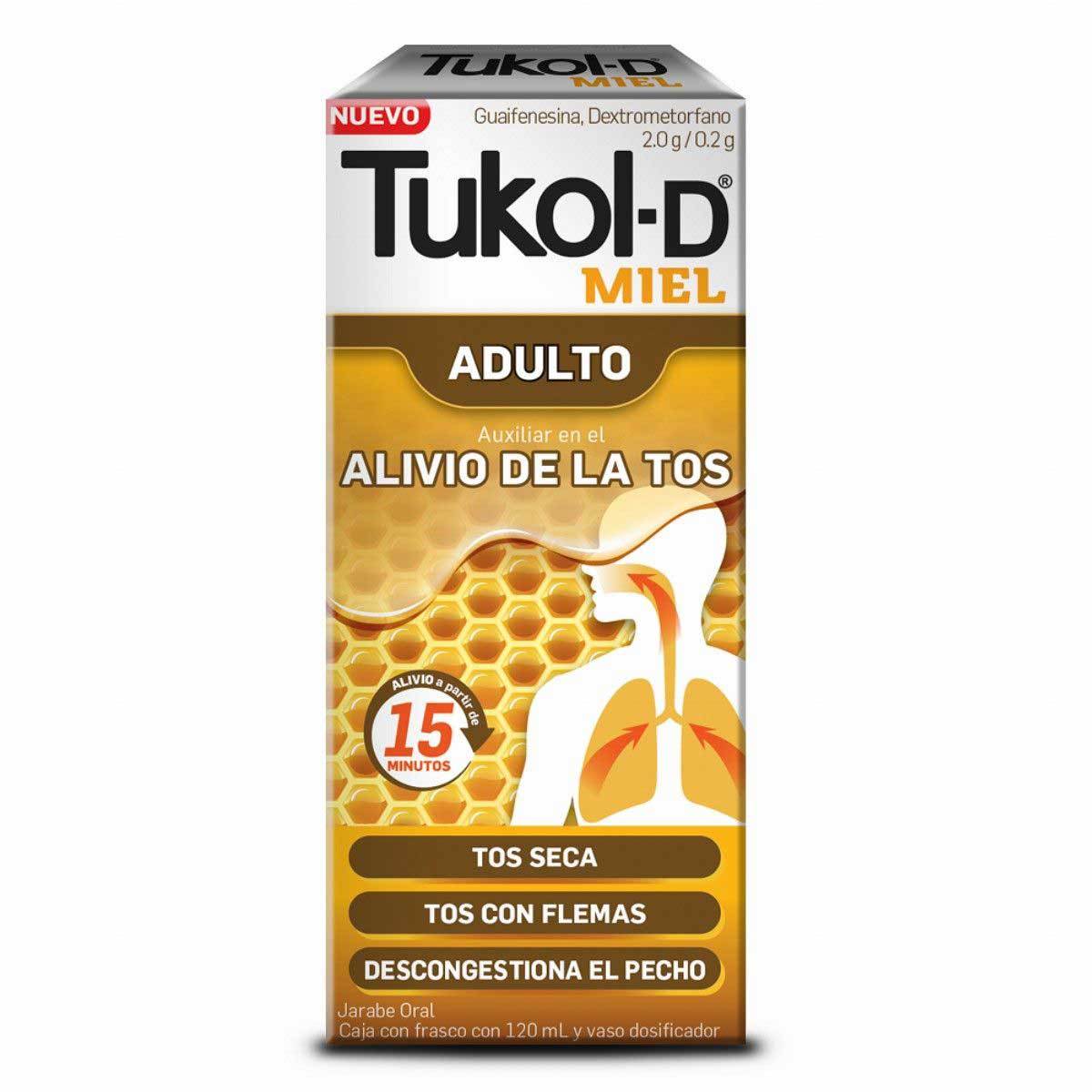 TUKOL-D ADULTO MIEL JBE 120 ML