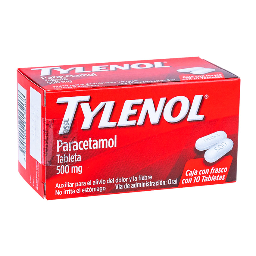 TYLENOL CAPLETS 500 MG 10 TAB