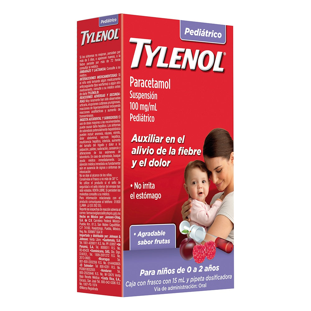 TYLENOL PED CEREZA GTS 15 ML