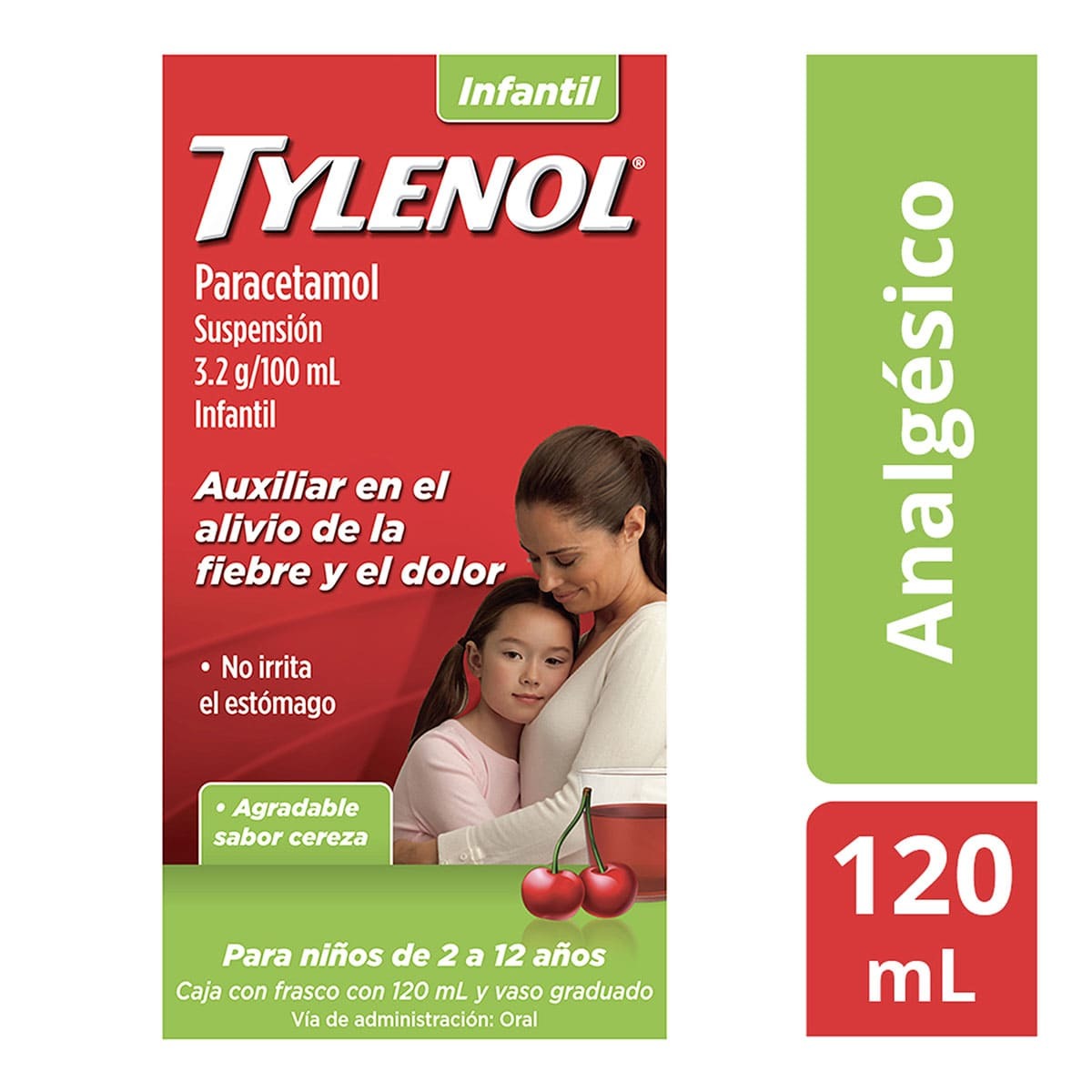 TYLENOL INF CEREZA SUSP 120ML