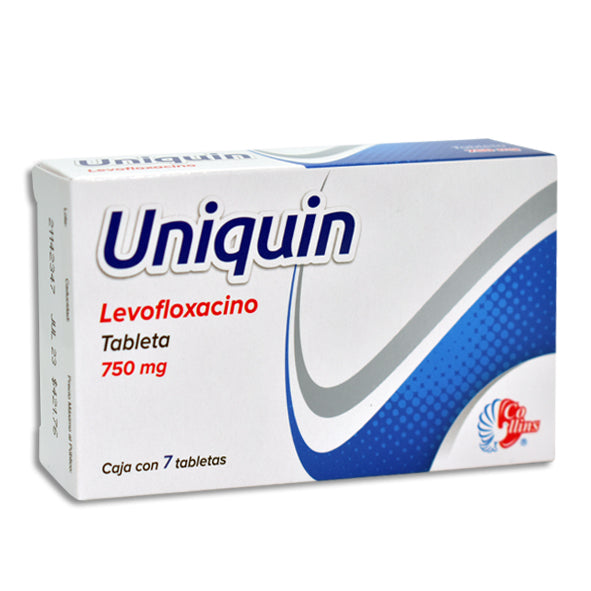 UNIQUIN 7 TAB 750MG COLLINS